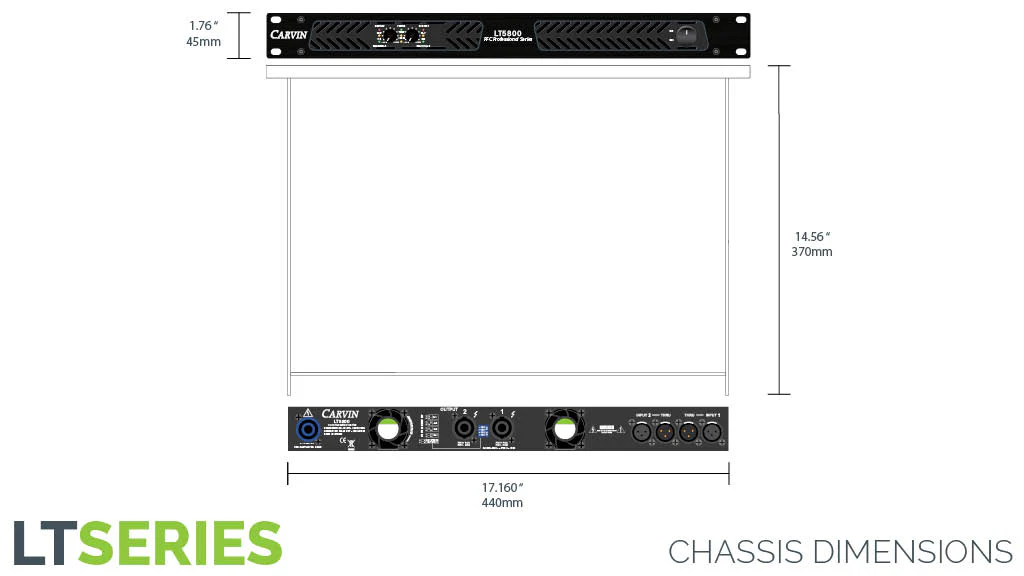 LT5204 5150W 4 Channel PFC Power Amplifier - Image 5